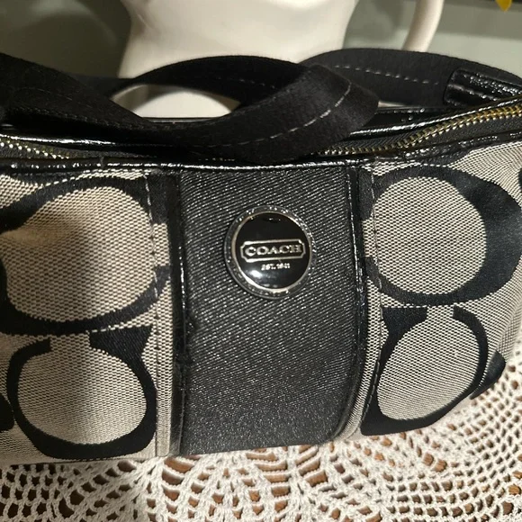 Coach Black and Gray Women's Bag - Picture 2 of 11